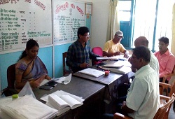 DC Sonitpur on quality check visit of Office Verification documents at various NSKs in the district - June 2016.