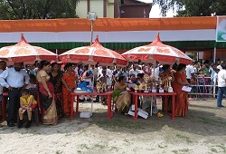 ADC Bongaigaon takes part in felicitaion ceremony of NRC members during Independence Day celebrations - 15th August 2016.