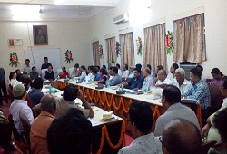 Honourable Chief Minister Assam, Shri Sarbananda Sonowal chaired a review meeting today (21/08/2016) at Deputy Commissioner Office Sonitpur to review the overall progress of NRC Updation work in the district.