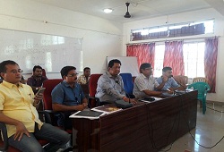 A meeting held on various matters related to ongoing processes under the verification phase that is underway in Baksa district. The meeting was attended by all Government officials- 2 Nov, 2016.