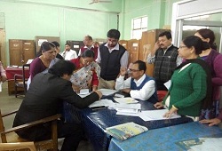 State Coordinator NRC and Additional State Consultant at Nagaon districts Office Verification Cell on 7th Dec, 2015.