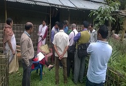 First day of Field Verification carried out by Bordoloibam NSK at Nowboicha Circle in Lakhimpur on 4th November, 2015.