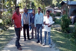 Field Verification under Biswanath Revenue Circle in Sonitpur on 29th Nov, 2015.