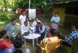 Field Verification by officials of Seuni Ali NSK, East Circle, Jorhat on 24th Nov, 2015.