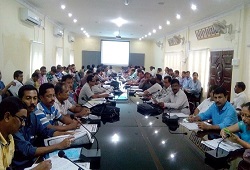 LRCRs and Local Officers attends a capacity building session of Application Form Fill Up and Receipt at Sukafa Hall, DC office in Sivasagar on 13th June, 2015.