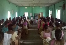 A demonstration session on Filling-up of Application Form conducted at Jalah Village in Kamrup Rural on 16th June, 2015.