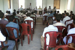 Public attends an educative session on NRC Updation process held during the launch phase