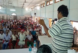 Awareness meeting held on Filling up of the Application Form organised in Dhubri on May 17th, 2015.