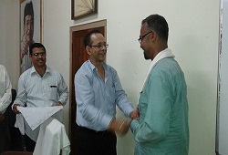 First Applicant of NRC Updation in Nalbari, Shri Rupam Das.