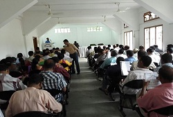 Community meeting and training at BDO Office organised in Dhekiajuli, Sonitpur on 10th June, 2015.