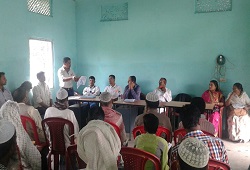 Public attends the awareness sessions on NRC updation process held under Laharighat Circle in Morigaon recently
