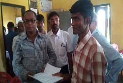 First Applicant of NRC Updation at Baguriguri GP under Chamaria Revenue Circle in Kamrup Rural on 16th June, 2015.