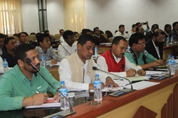 AASU Leaders attend a meeting held on NRC Updation process at the Office of the State Coordinator, Assam