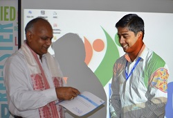 Shri Partha Barman, District Coordinator, Kamrup Metro of Wipro is awarded the best Coordinator Award for the month of May, 2015 by respected CS, Assam.