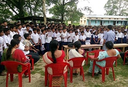 NRC Public Awareness camp held in a school under Halem Circle of Sonitpur organised on 22nd May, 2015.