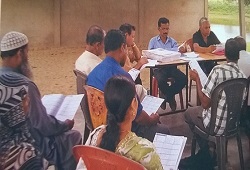 Community Awareness Meeting on Form Fill Up at Rongadoria GP, Mikirbheta in Morigaon, attended by LRCRs, ALRCRs, FLOs conducted on 9th June, 2015.