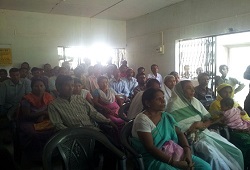 FLOs at a training session held on Distribution and Receipt of Application Form held at Bargaon NSK, Thelamara in Sonitpur district on 20th May, 2015.