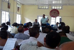  LRCRs and Local Officers attend a training session on Application Form held in Dhekiajuli Circle of Sonitpur on 22nd May, 2015. 